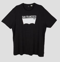 Футболка чорна LEVIS San Francisco 21945-0026, Чорний, 3XL