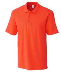 Футболка мужская POLO style Clique Gibson оранжевая, Оранжевый, XL